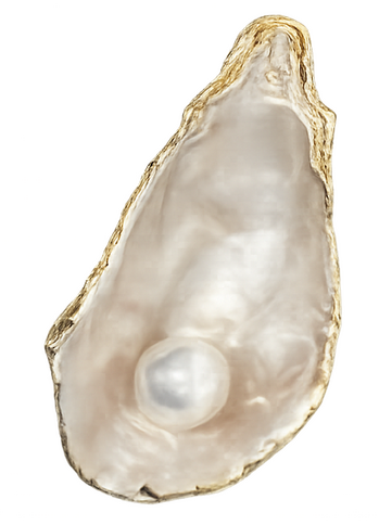 Sacred Oyster shell with pearl